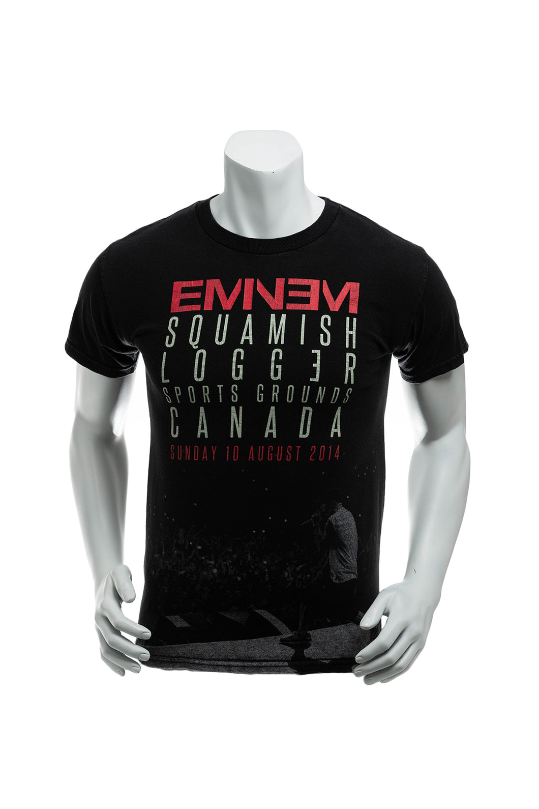 Eminem 2014 Monster Tour Squamish, BC Logger Sports Grounds Canada T-Shirt Men's Small