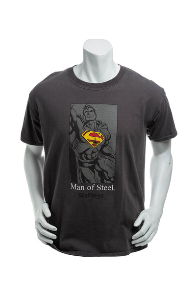 Vintage 90's Six Flags Superman Man of Steel Rollercoaster T-Shirt Men's Medium