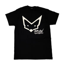 Load image into Gallery viewer, Rauw Alejandro Fox Logo Reggaeton Black T-shirt
