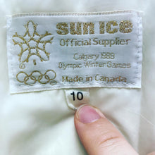 Load image into Gallery viewer, Vintage 1988 Calgary Winter Olympics Jacket By Sun Ice Women’s Size 10
