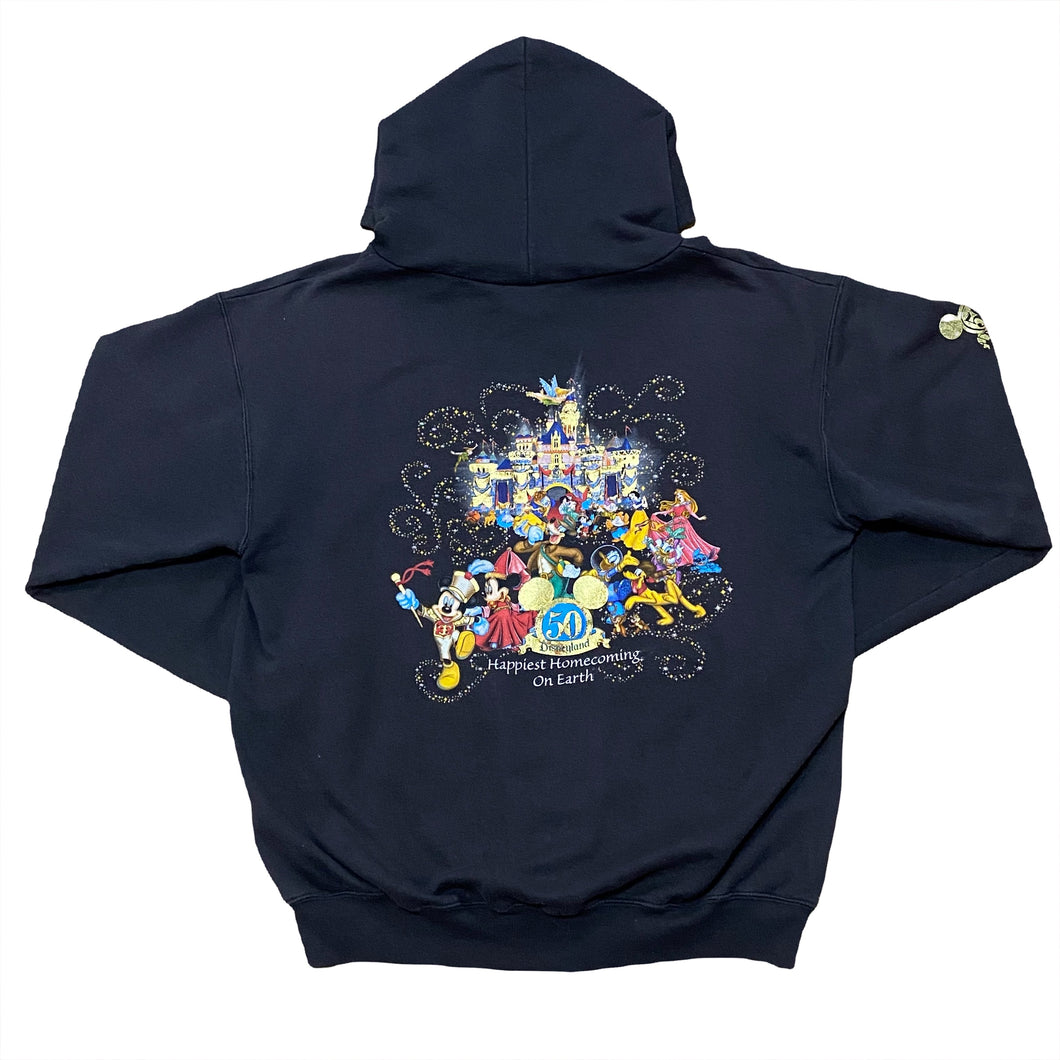 Disney Disneyland Resort 50th Anniversary Mickey & Friends Zip Hoodie Large