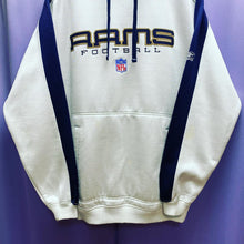 Load image into Gallery viewer, Reebok NFL St. Louis Rams Embroidered Hoodie Men’s Medium
