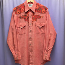 Load image into Gallery viewer, Vintage 90’s MWG Floral Pearl Snap Western Shirt Medium
