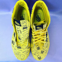 Load image into Gallery viewer, Vans Sk8-Hi Peanuts Charlie Brown All Over Print Sneakers Men’s Size 11.5
