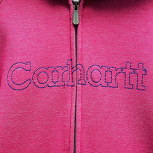 Load image into Gallery viewer, Carhartt For Women Full Zip Embroidered Hoodie Large
