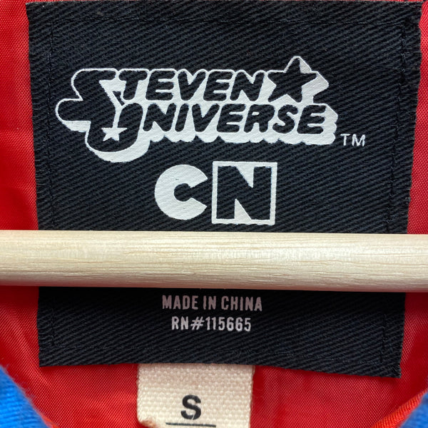Steven Universe 2017 Cartoon Network Embroiderd Hooded Varsity Jacket Small