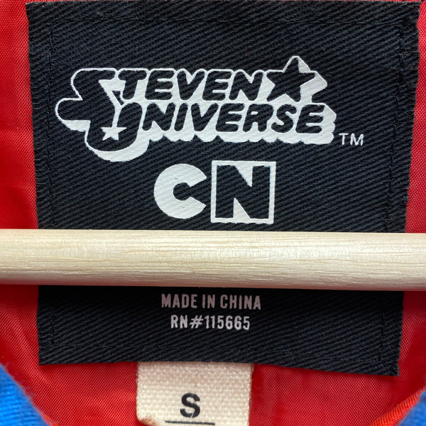Steven Universe 2017 Cartoon Network Embroiderd Hooded Varsity Jacket Small