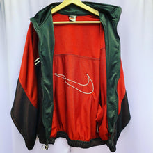 Load image into Gallery viewer, Vintage 90’s Nike Big Swoosh Mesh Track Jacket Men’s Medium
