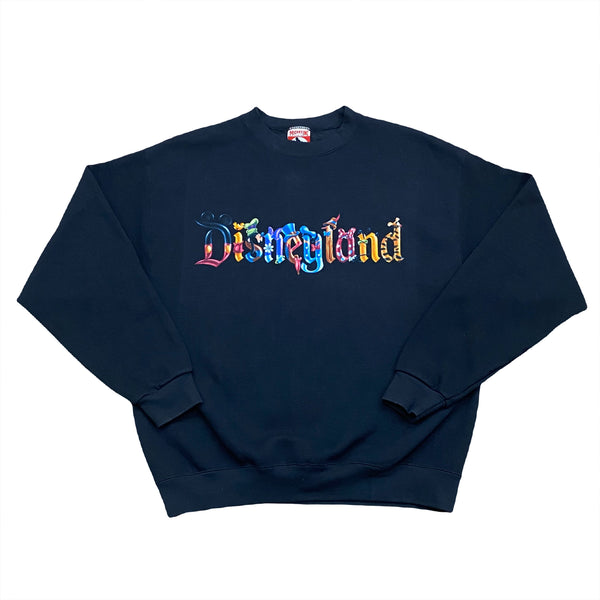 Vintage 90’s Disney Mickey Inc Disneyland Spellout Sweatshirt Medium