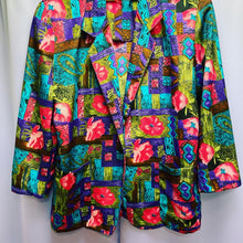 Load image into Gallery viewer, Vintage 80’s Braemar By Jeremy Scott All Over Print Shoulder Padded Blazer Jacket Women’s Size 14
