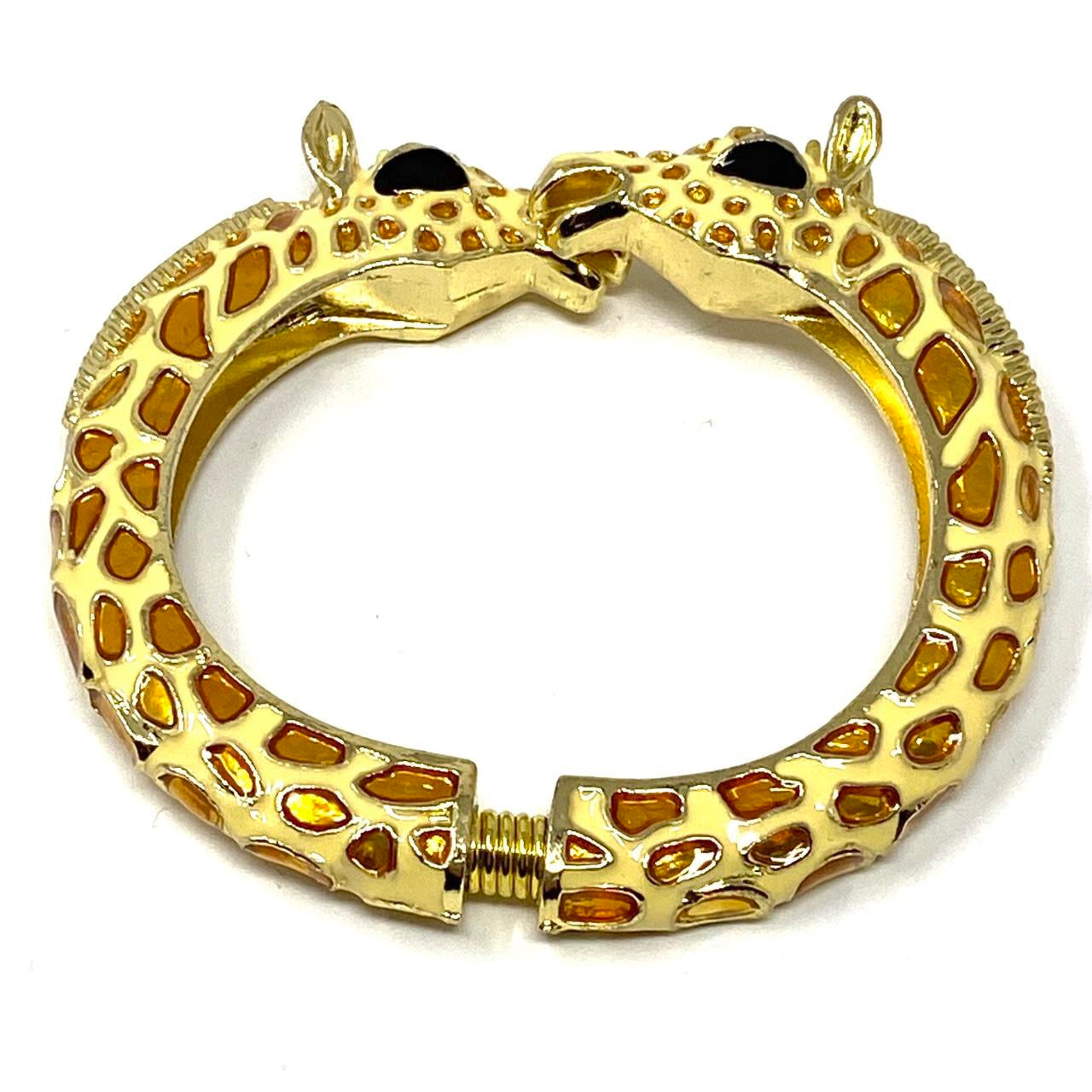 Kenneth Jay Lane (KJL) Double Headed Giraffe Bangle