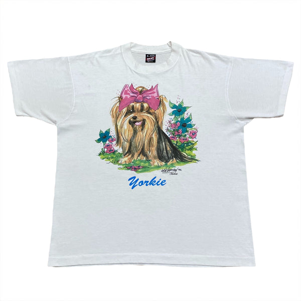 Vintage 1992 Yorkie Dog T-Shirt XL