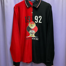 Load image into Gallery viewer, Polo Ralph Lauren 1992 Stadium Fat Bear Long Sleeve Polo Shirt Large
