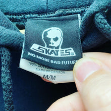 Load image into Gallery viewer, Vintage Rare Skull Skates Mirrored Logo Hoodie Men’s Medium
