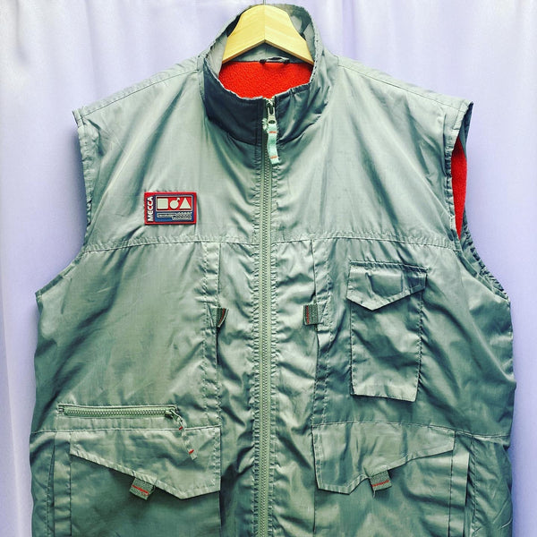 Vintage 90’s Mecca Revolution Evolution Nylon Fleece Lined Vest Men’s XL