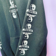 Load image into Gallery viewer, Vintage Rare Skull Skates Mirrored Logo Hoodie Men’s Medium
