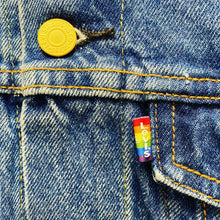 Load image into Gallery viewer, Levis Pride I Have Seen The Future LGBT Denim Jacket Women’s Small
