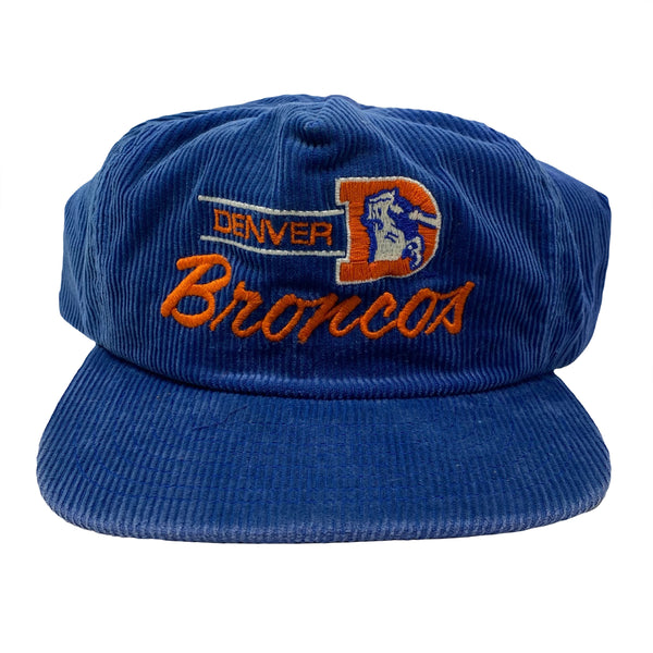 Vintage Annco NFL Denver Broncos Corduroy Snapback Hat