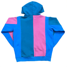Load image into Gallery viewer, Teddy Fresh Bubblegum Colour Block Center Logo Hoodie Small
