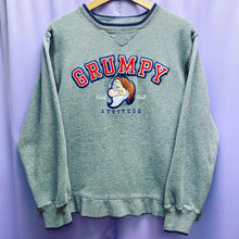 Load image into Gallery viewer, Vintage Y2K Disneyland Resort Grumpy Embroidered Sweatshirt Women’s Small
