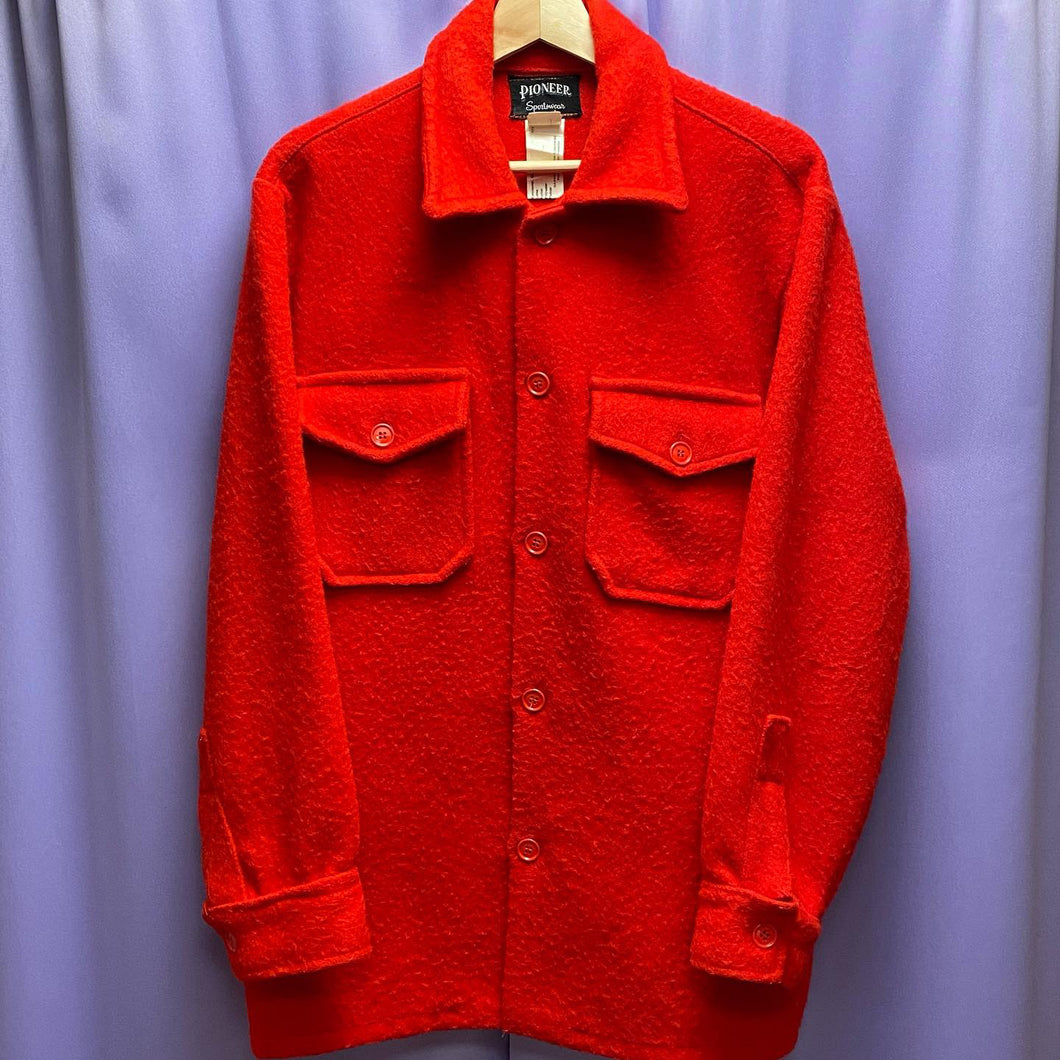 Vintage 60’s Pioneer Sportswear Wool Shirt Jacket Large