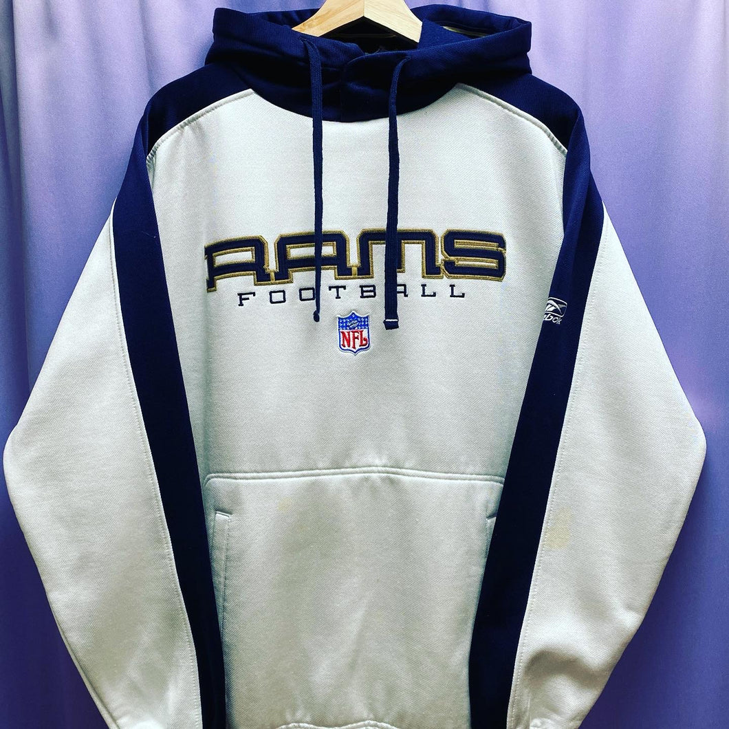 Reebok NFL St. Louis Rams Embroidered Hoodie Men's Medium – Subtle