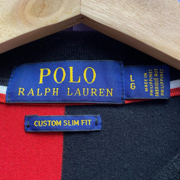Polo Ralph Lauren 1992 Stadium Fat Bear Long Sleeve Polo Shirt Large