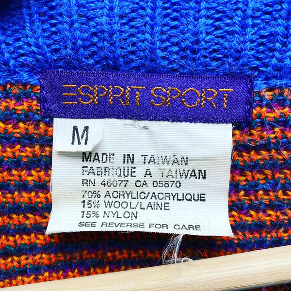 Vintage 80’s Esprit Sport Floral Sweater Women’s Medium