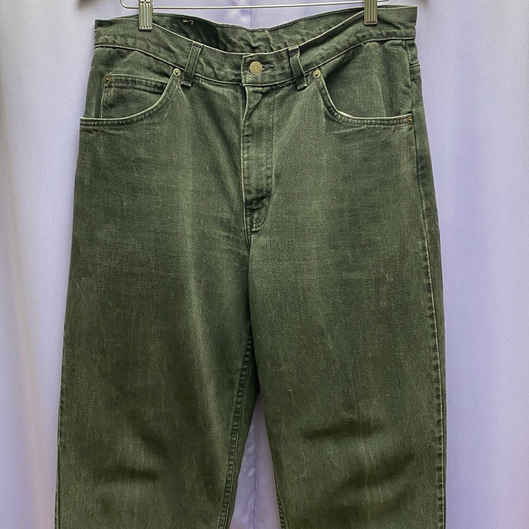 Vintage 90’s Levi’s Black Orange Tab Jeans Size 34”