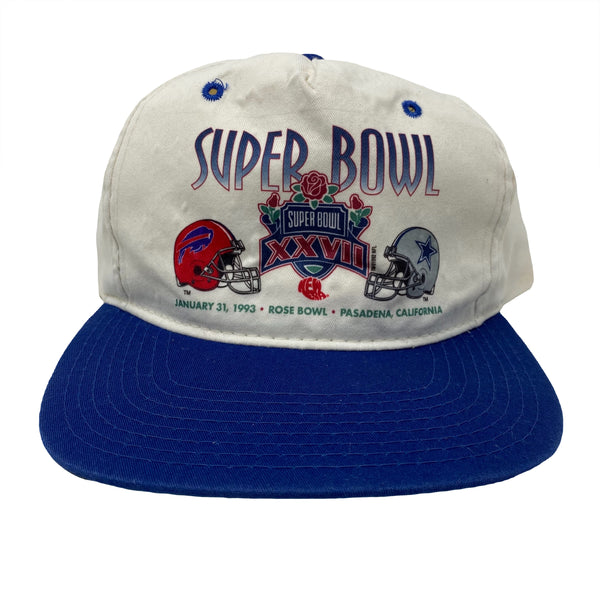 Vintage 1993 New Era NFL Dallas Cowboys Super Bowl XXVII Rose Bowl Snapback Hat
