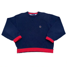 Load image into Gallery viewer, Vintage Tommy Hilfiger Crest Knit Sweater Large
