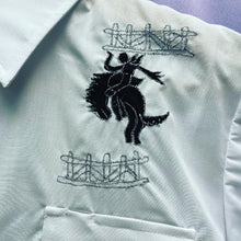 Load image into Gallery viewer, Vintage 70’s Bar B Western Embroidered Pearl Snap Shirt Women’s Size 16

