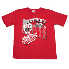 Load image into Gallery viewer, Vintage 90’s NHL Detroit Red Wings Single Stitch T-Shirt Youth Large
