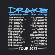 Load image into Gallery viewer, Drake 2013 Nothing Was The Same Tour T Shirt Youth Medium
