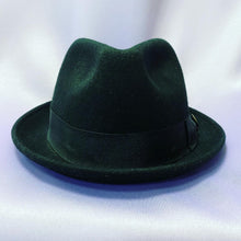 Load image into Gallery viewer, Goorin Bros Black Short Brim Fedora Wonder Hat
