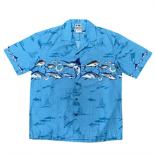 Load image into Gallery viewer, Vintage Hawaiian Togs Fish All Over Print Button Up Shirt Large
