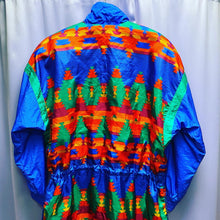 Load image into Gallery viewer, Vintage 80’s Lavon Aztec All Over Print Windbreaker Jacket Women’s Small
