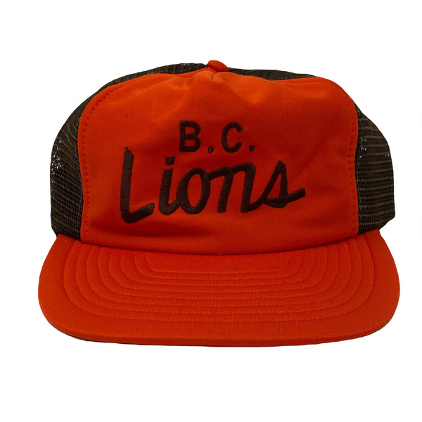 Vintage 80’s Wilson CFL BC Lions Trucker Hat