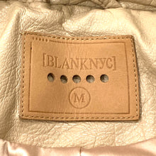 Load image into Gallery viewer, Blank NYC Embroidered Floral Faux Leather Studded Moto Jacket Medium
