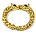 Kenneth Jay Lane (KJL) Double Headed Giraffe Bangle