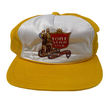 Load image into Gallery viewer, Vintage Lone Star Beer Long Live Long Necks Trucker Hat
