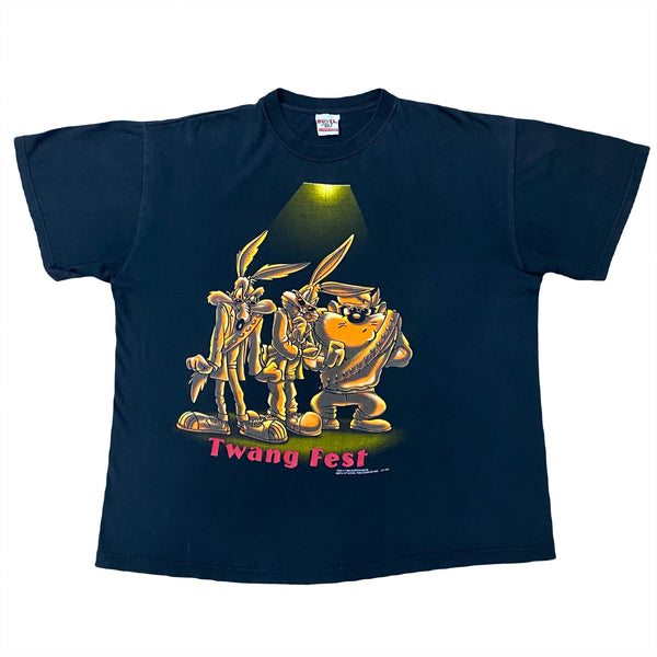 Vintage 1998 Looney Tunes Double Sided Twang Fest T-Shirt XL