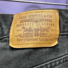 Load image into Gallery viewer, Vintage 90’s Levi’s Black Orange Tab Jeans Size 34”
