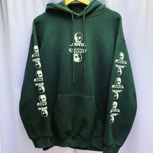 Load image into Gallery viewer, Vintage Rare Skull Skates Mirrored Logo Hoodie Men’s Medium
