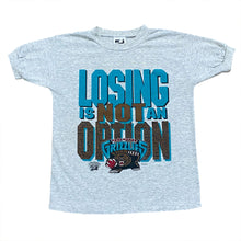 Load image into Gallery viewer, Vintage 90’s NBA Vancouver Grizzlies Losing Is Not An Option Ringer T-Shirt Youth Medium
