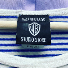 Load image into Gallery viewer, Vintage 1996 Warner Bros Studio Store Bugs Bunny Striped T-Shirt Unisex One Size Fits All
